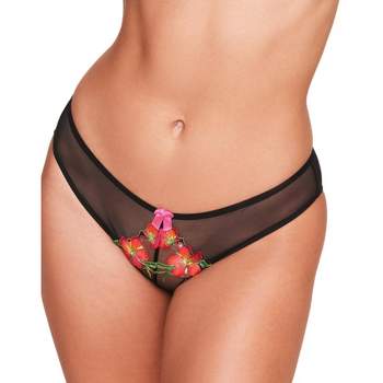 Adore Me Women's Jenni Bikini Panty S / Jet Black. : Target