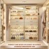 Aheaplus 80-In Tall Shoe Cabinet with Drawers, 9-Tier Shoe Storage Shelves - 2 of 4
