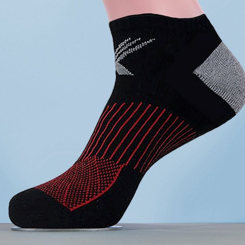 Extreme Fit Compression Socks - Ankle High for Running, Athtletics, Travel - 6 Pair , 3 of 4