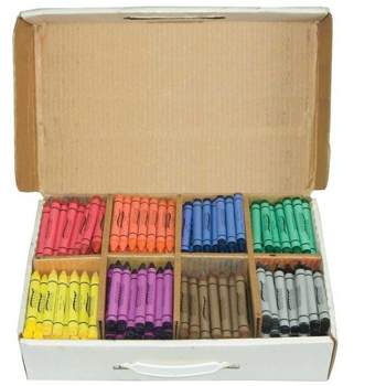 Prang Large Crayon Master Pack, Assorted Colors, Set of 400