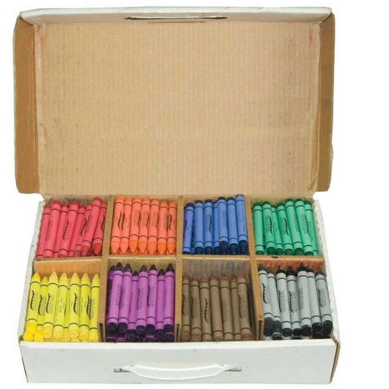 Prang Large Crayon Master Pack, Assorted Colors, Set of 400, 1 of 5