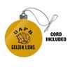 Arkansas at Pine Bluff Golden Lions Acrylic Christmas Tree Holiday Ornament - 3 of 4