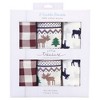 Little Treasure Baby Boy Cotton Muslin Swaddle Blankets, Moose Sweater, One Size - image 2 of 2