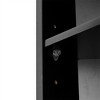 Corner Cabinet Storage Unit, Entryway Floor Cabinet with 2 Doors and Adjustable Shelves, Bathroom Organizer Furniture Home - 2 of 4