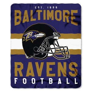 The Northwest Company Baltimore Ravens Fleece Throw , Black - 1 of 1