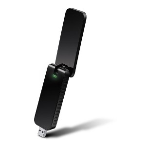 TP-Link Archer T4U V3 1300Mbps Dual Band USB 3.0 Wi-Fi Adapter Wireless Network Wi-Fi Dongle Black Manufacturer Refurbished - 1 of 3