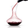 JoyJolt Lancia Crystal Wine Decanter &  Stemless Wine Glasses Set - 3 of 4