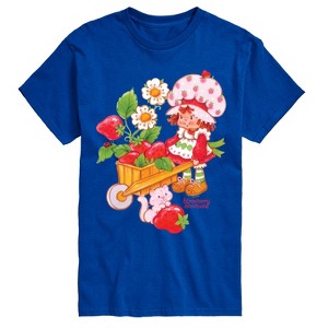 Men's - Strawberry Shortcake - Wheelbarrow And Custard Short Sleeve Graphic T-Shirt - 1 of 3