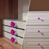Unique Bargains Crystal Cabinet Knobs with Screw for Cupboard Wardrobe 10 Pcs - 4 of 4