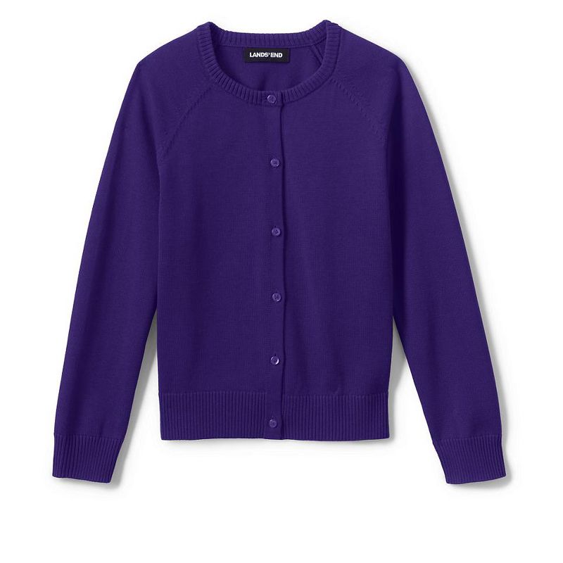 target.com | Lands' End School Uniform Girls Cotton Modal Cardigan Sweater