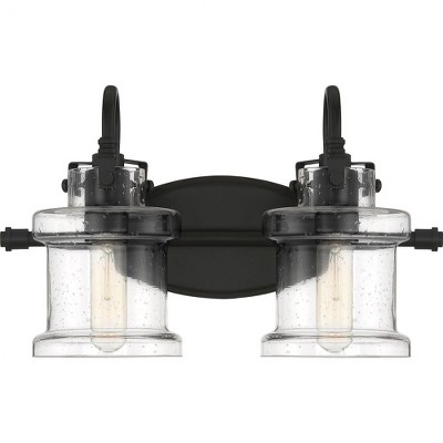 Quoizel Lighting Danbury 2 - Light Vanity in  Earth Black