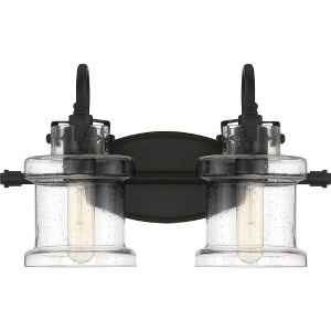 Quoizel Lighting Danbury 2 - Light Vanity in  Earth Black - 1 of 1