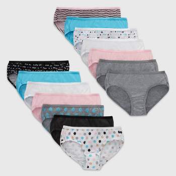 Hanes Girls' Bonus Pack 10 Cotton Hipster - Colors May Vary 10