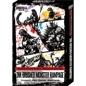 TOHO Godzilla Card Game Sleeve & Card Set – Ink-Brushed Monster
