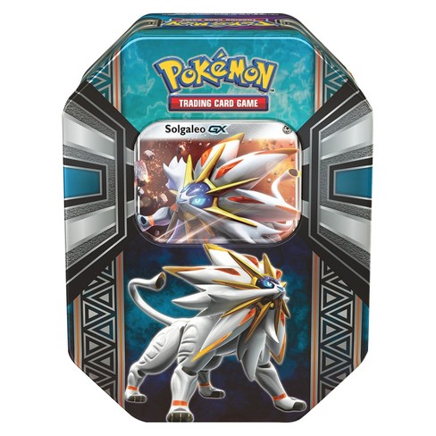 2017 Pokemon Trading Cards Legends Of Alola Gs Spring Tin Featuring Solgaleo