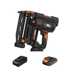 Worx Nitro WX841L 20V 16GA Brushless Finish Nail Gun (Battery & Charger Included) - 1 of 4