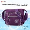 Generic Crossbody Bag for Women Canvas Messenger Bag Waterproof Lightweight Shoulder Handbags with Multi Pocket Adjustable Strap - 2 of 4
