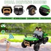 Jojoka 24V 2-Seater Ride-On Dump Truck for Kids, 6 Wheels 4WD Electric UTV, 3 Speeds, Remote Control, Dump Bed - 2 of 4