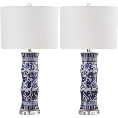 Sandy Table Lamp (Set of 2) - White/Blue  - Safavieh