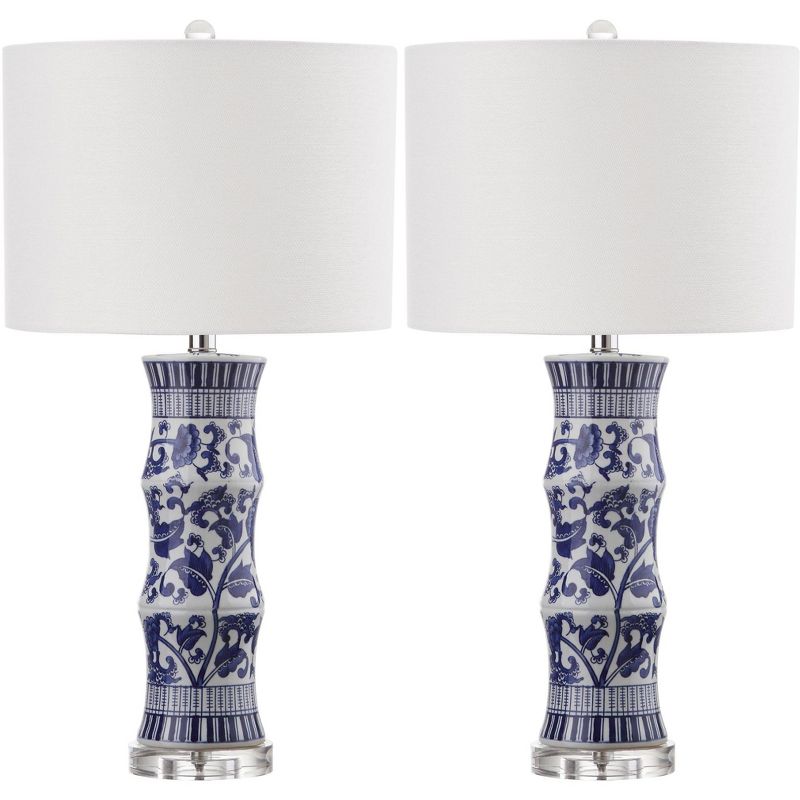 Sandy Table Lamp (Set of 2) - White/Blue - Safavieh, 1 of 8