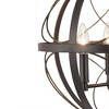 Progress Lighting Brandywine 3-Light Pendant, Antique Bronze, Steel, Farmhouse/Transitional, Hand-Gilded Wire Accents - 2 of 4