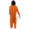 Seven Times Six Disney The Lion King Scar Micro Fleece Costume Men's Pajama Union Suit Brown - image 3 of 4