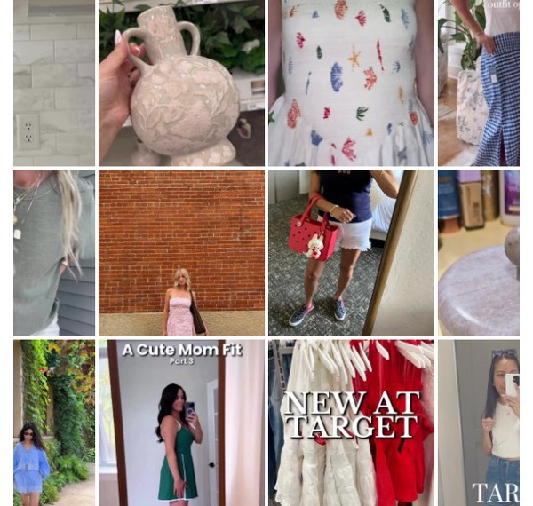 Collage of people showing off their #TargetStyle