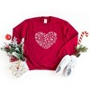 Simply Sage Market Women's Graphic Sweatshirt Christmas Heart - 2 of 2