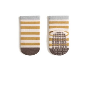 MyKids-USA Baby Unisex Breathable Thermal Cartoon Patchwork Socks Non-Slip - 1 of 4
