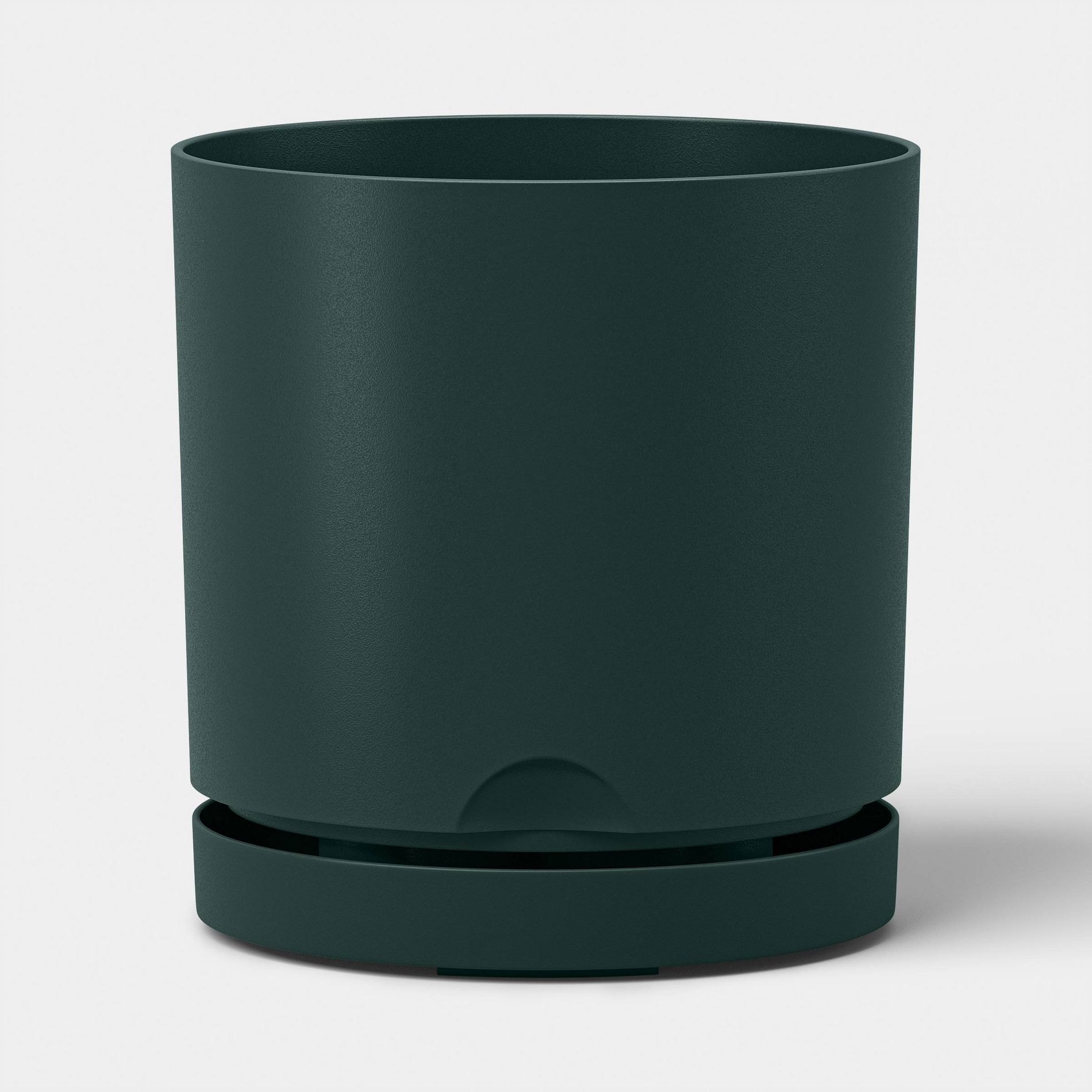 Recycled Resin Indoor Outdoor Planter Green 8" - Room Essentials™