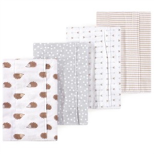 Luvable Friends Hudson Baby Flannel Burp Cloths 4pk - 1 of 1