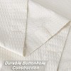TackView Embossed Pattern Shower Curtain, Microfiber Fabric Shower Liner Waterproof Polyester Fabric - 2 of 4