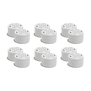 Nispira Replacement Air Filter Cartridge Compatible with TurbClean CPAP Mask Cleaner Sanitizing Machine. Fits WQ30 / WQ60 / GSTxpro, 12 Packs - 1 of 4