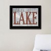 "Life is Better at the Lake" by Kate Sherrill, Ready to Hang Framed Print, Black Frame - 4 of 4