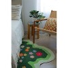 Lany Space Floral Irregular Runner, 2.5'x5' - 2 of 4