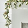 TAG 60" Mistletoe Garland - Artificial Holiday Decor for Christmas - Green Plastic - Easy Dust Clean - 4.72" W x 1.97" H - 2 of 3