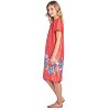 Casual Nights Women's Round Neck Mu-Mu Housecoat Lounger - 2 of 4