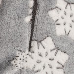 shaggy snowflake - grey