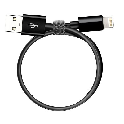 BONGEEK Short IPhone 14 Car Carplay Cable, USB A to Lightning Cable for iPhone 14, 14 pro max,14 Plus,13/12/11/Xs/XR, (1.6 FT Black)