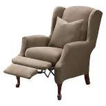 Stretch Pique Wing Recliner Slipcover - Sure Fit