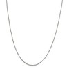 Black Bow Jewelry 1mm, Sterling Silver Solid Curb Chain Necklace - 3 of 4