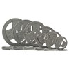 Sapphtopaz Olympic Cast Iron Weight Plates for Barbell, 2-Inch Barbell Plates for Strength Training in Home & Gym, Multiple Weights - 3 of 4