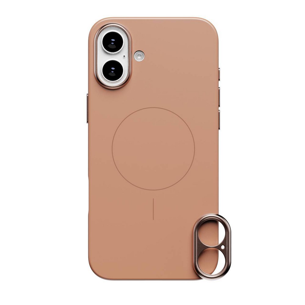 ohsnap! iPhone 16 Plus Snap Case MagSafe Durable - Cognac Brown