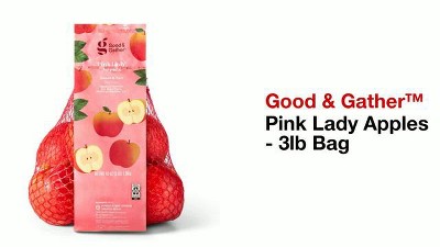 Apples, Pink Lady 3# Bag – The Good Earth Food Co-op