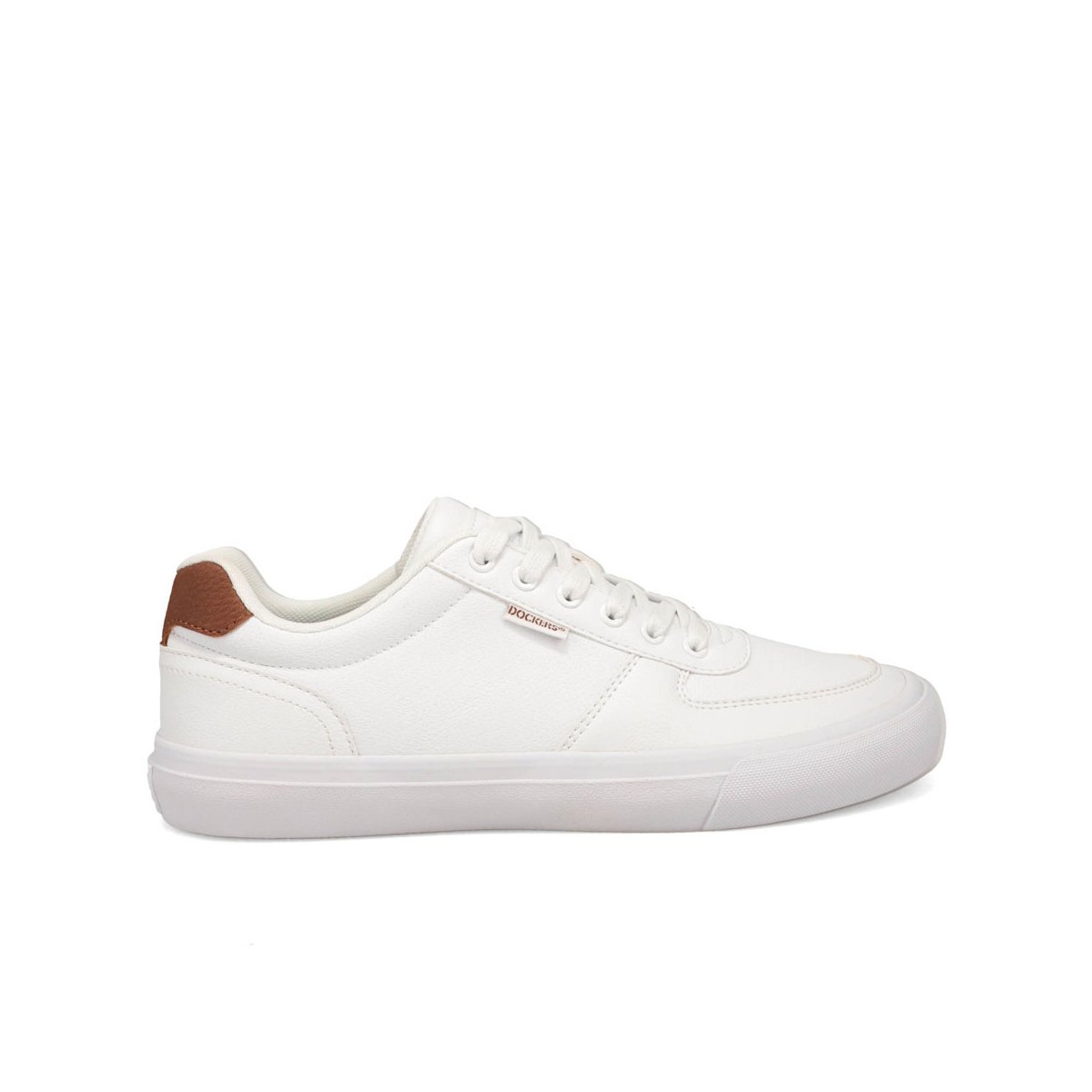 Мужские Dockers Mens McCoy Casual Sneaker, White/ Tan, Size 13 — фото 6