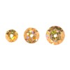 John Bead 700pcs 6/8/10mm Gold Flat Round Plastic Assorted Loose Sequins Hologram with Hole for DIY Crafts Making Sewing Embroidery Clothes Decoration - 2 of 4