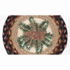 Earth Rugs Pinecone Red Berry Round Trivet – Rustic Woodland Kitchen Hot Pad 10"x10" - 2 of 3