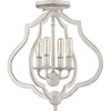 Quoizel Lighting O'Keefe 4 - Light Semi-Flush Mount in  Antique White - image 2 of 4