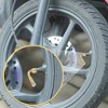 Unique Bargains Valve Stem Vacuum Tyre Valve Stem Extension Extenders Adapter for Car Motorcycle 45 Degree Gold Tone 4pcs - 2 of 4