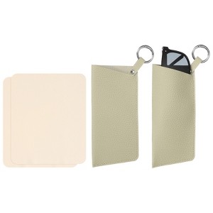 Unique Bargains Soft Portable Scratch-Resistant Slip-in Eyeglass Cases 2 Pcs - 1 of 4